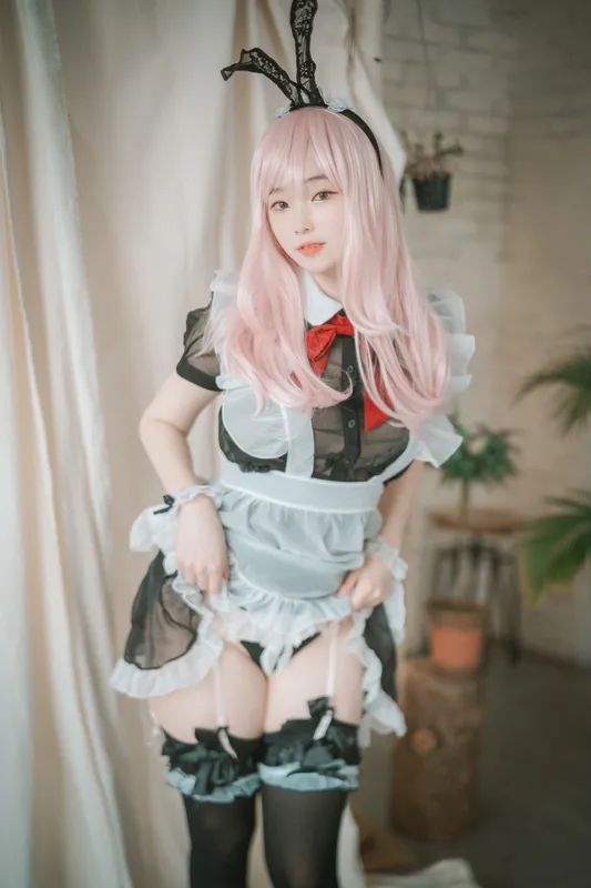 [DJAWA] Bambi – Sheer Bunny Maid [50P] - 机器猫次元