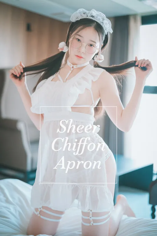 [DJAWA] PIA - Sheer Chiffon Apron [65P]