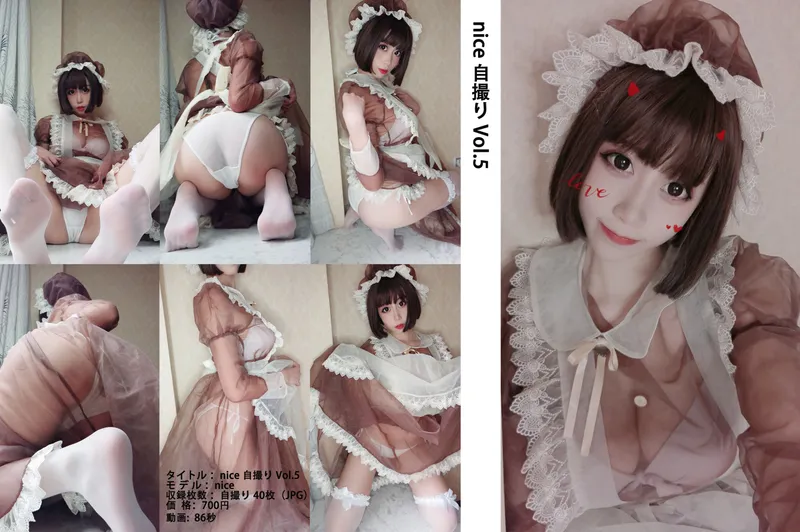 奈汐酱nice 女仆自撮り [41P] - 机器猫次元