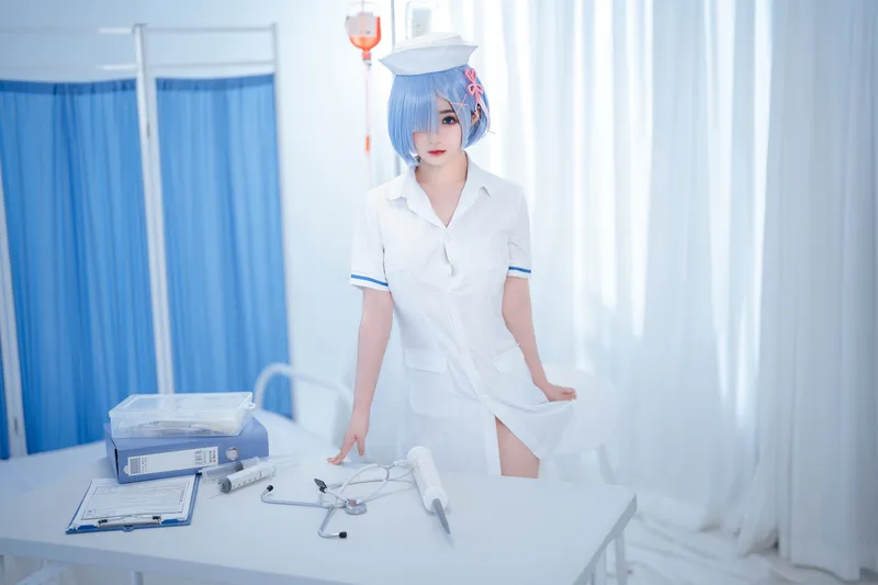 桜井宁宁 – 雷姆护士 [108P] - 机器猫次元
