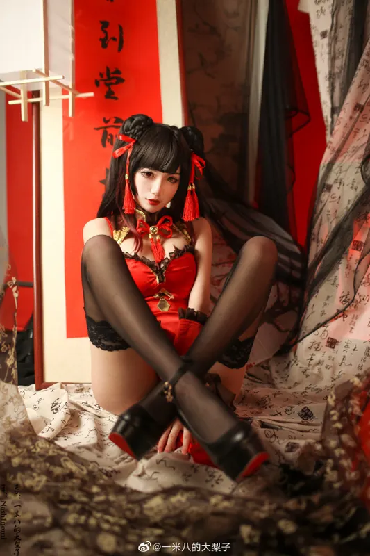 一米八的大梨子 – 时崎狂三新春旗袍 [12P] - 机器猫次元