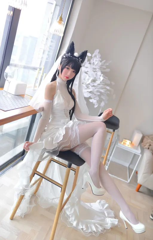 雪琪 – 爱宕婚纱 [38P] - 机器猫次元