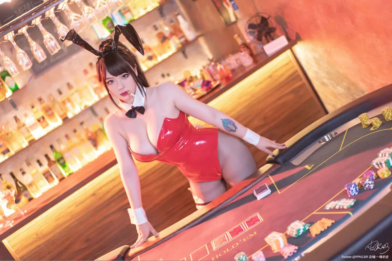 皮皮奶可可爱了啦 - 元旦兔女郎 [47P]
