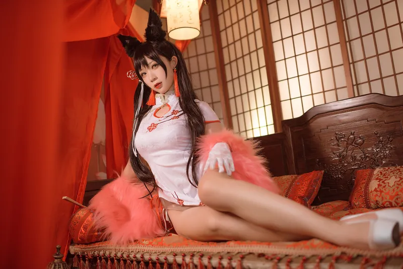樱落酱w 爱宕新春旗袍 [16P]