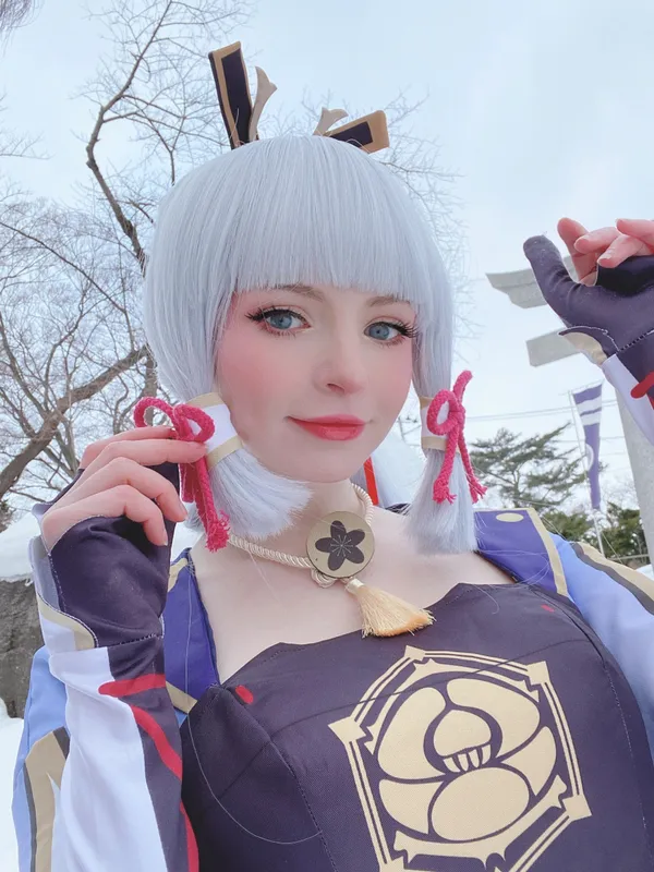 Peach milky – Ayaka genshin impact [47P] - 机器猫次元