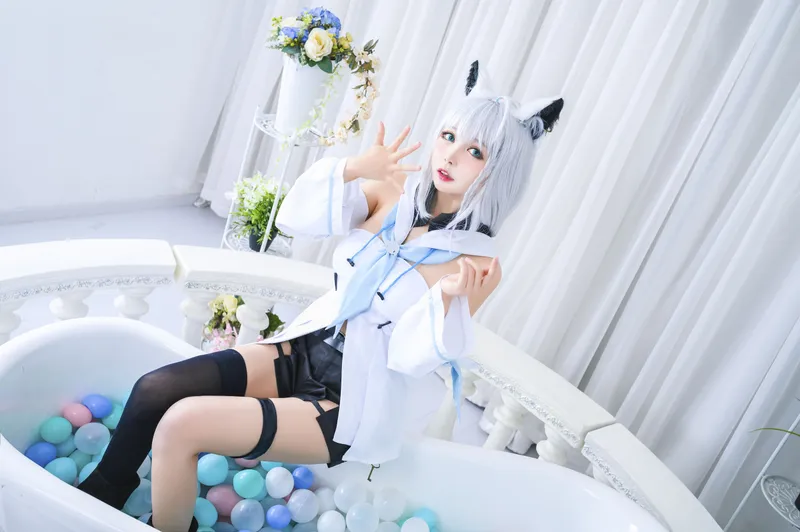 黑猫猫OvO – 白上吹雪 [12P] - 机器猫次元