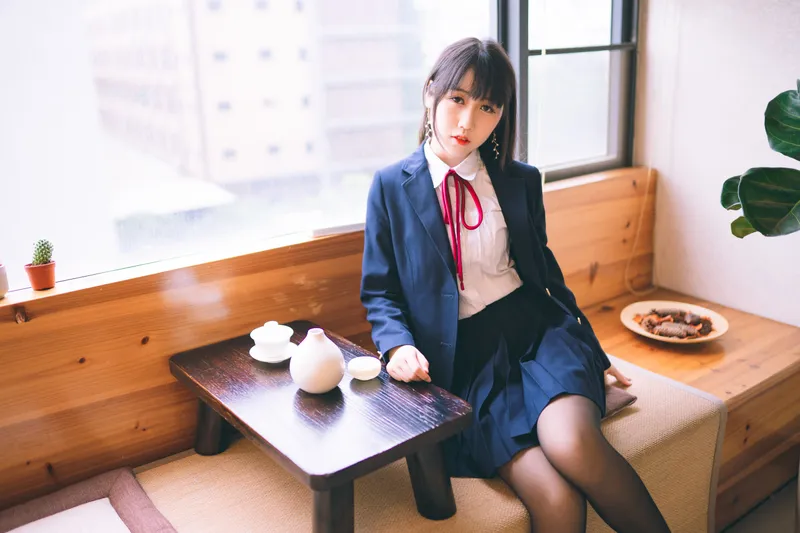 不呆猫 - 校服JK [64P]