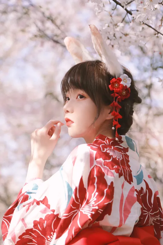 Fushii_海堂 – 樱花兔兔 [34P] - 机器猫次元