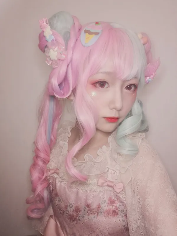 弦音sic – lolita草莓薄荷冰淇淋 [7P] - 机器猫次元