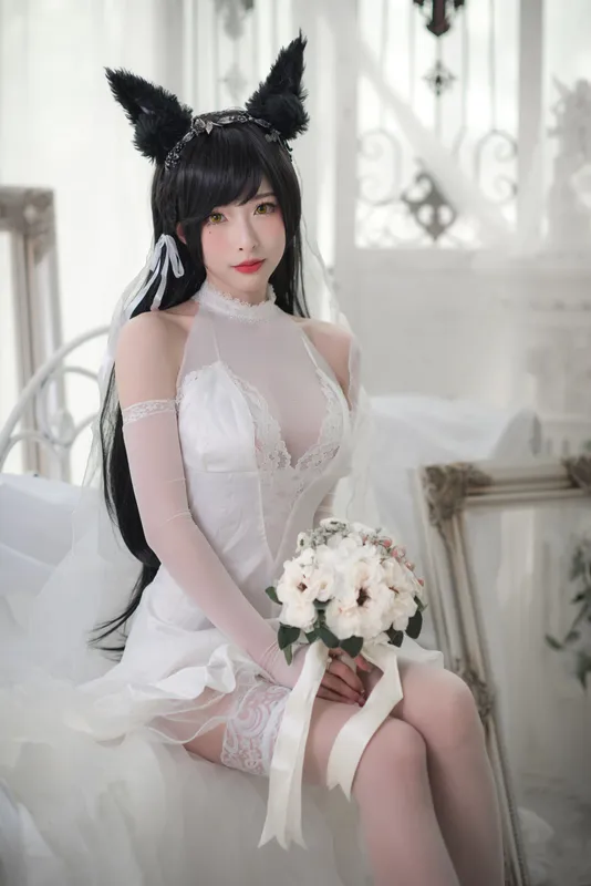 清水由乃 – 爱宕婚纱 [49P] - 机器猫次元