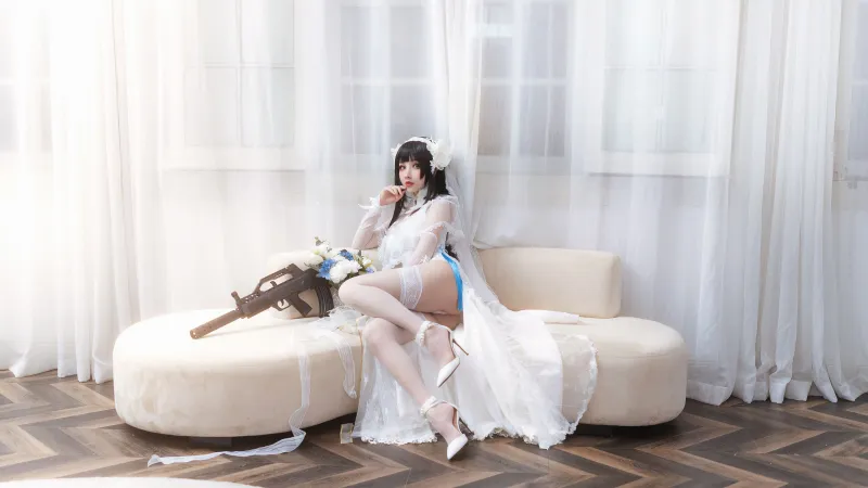 rioko凉凉子 – 95花嫁 [25P] - 机器猫次元
