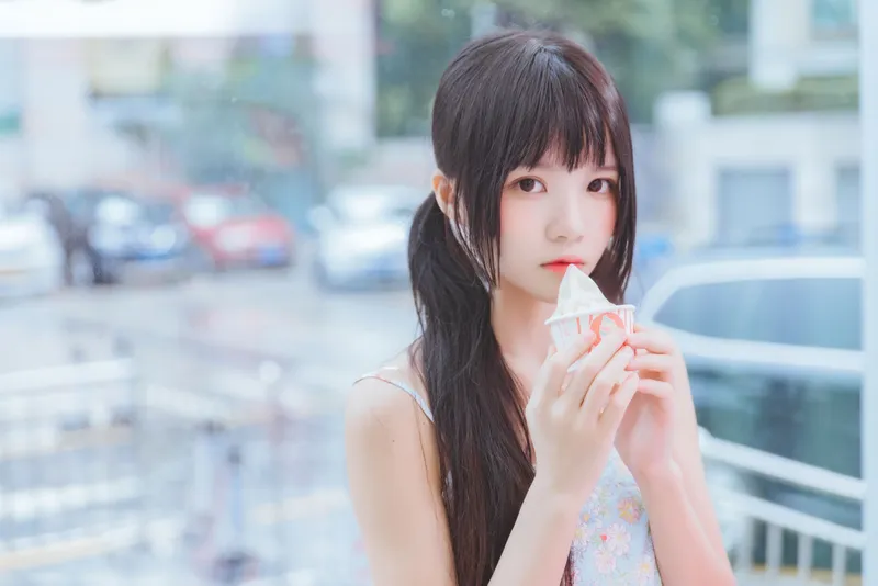 桜桃喵 – 甜甜之冰淇淋 [12P] - 机器猫次元