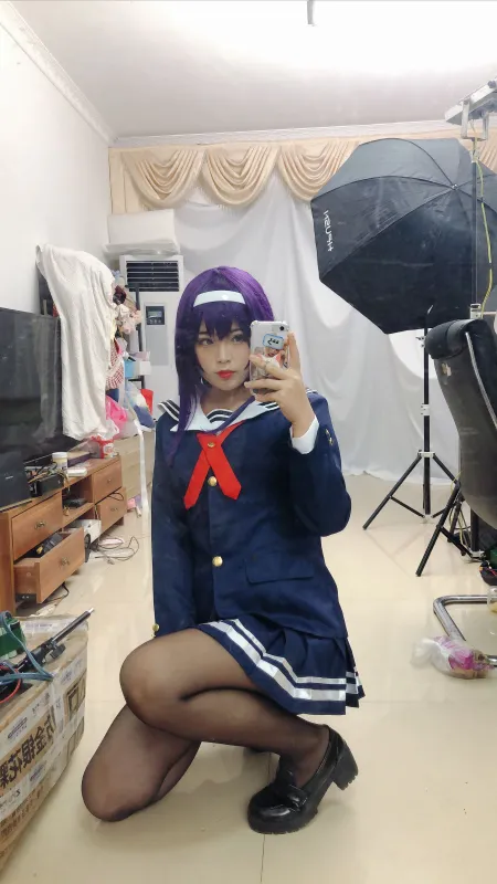 白烨 – 学姐校服 [26P] - 机器猫次元