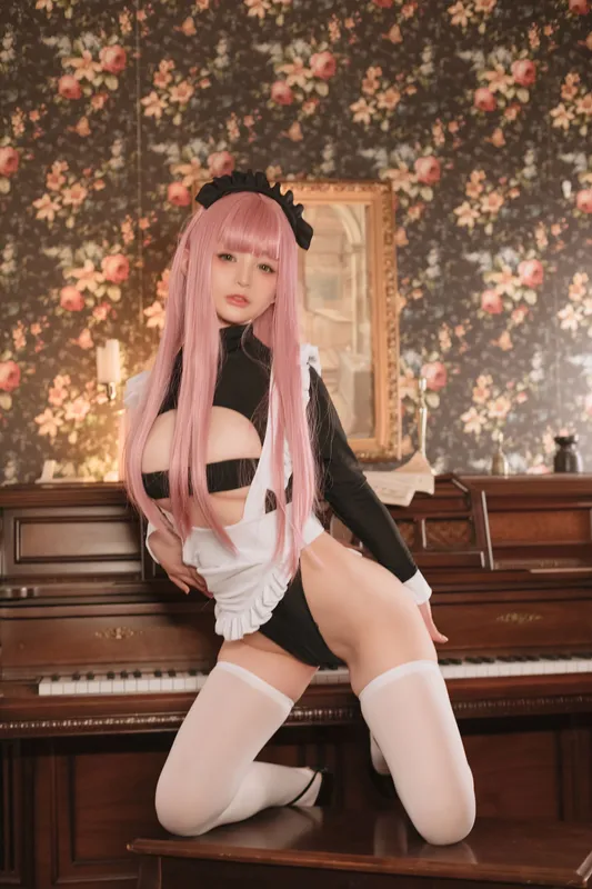 桜井宁宁 – 复古女仆 [45P] - 机器猫次元