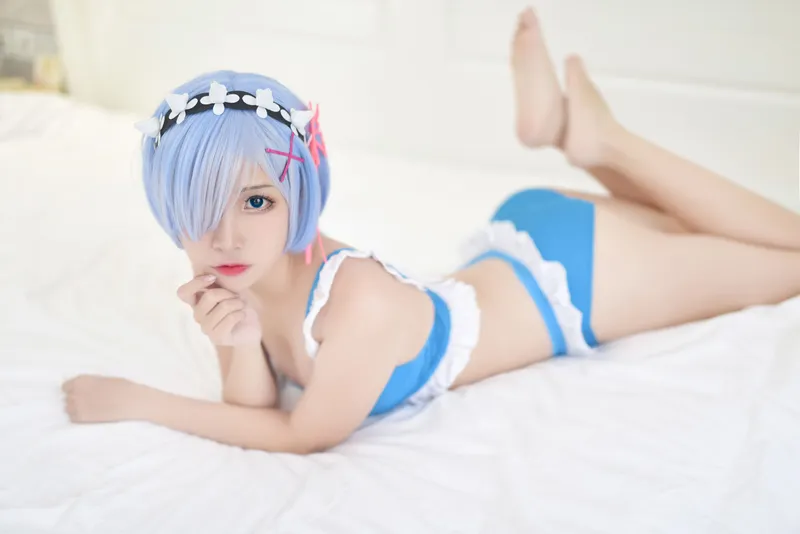 二佐Nisa – 蕾姆泳衣 [14P] - 机器猫次元