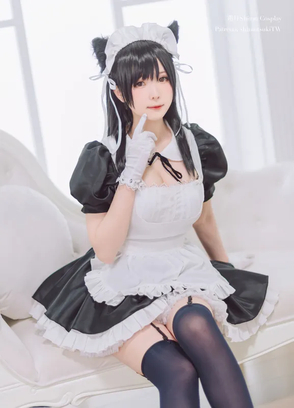 霜月shimo – 爱宕女仆 [16P] - 机器猫次元