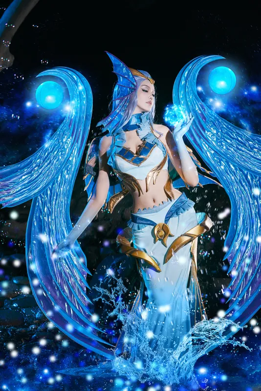 戚顾儿MIKI 王者荣耀 武则天海洋之心 [19P] - 机器猫次元