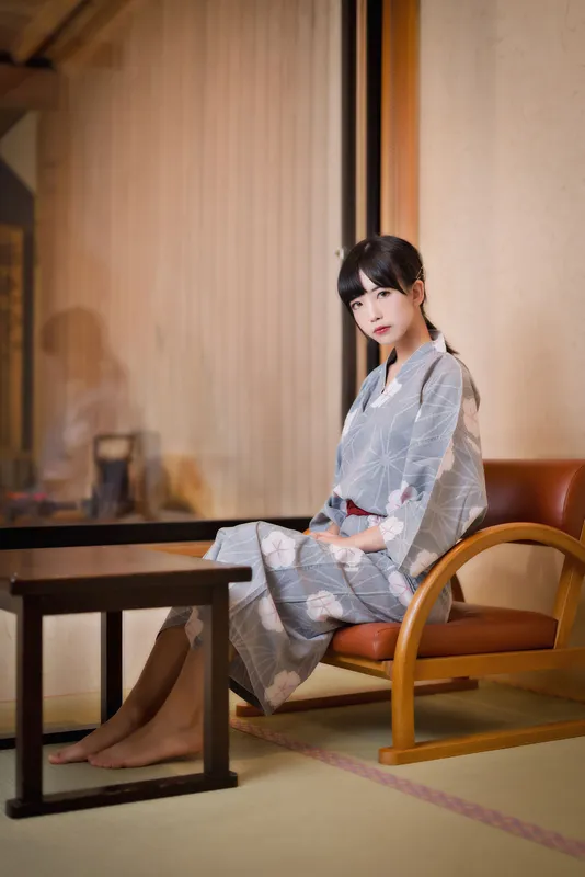 水淼aqua – 温泉和服 [20P] - 机器猫次元
