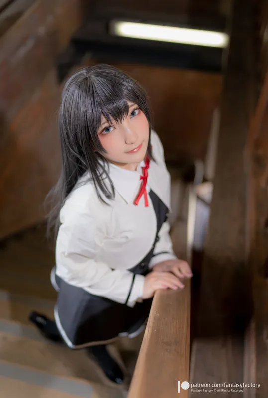 小丁Cosplay 2020.01 [Fantasy Factory] 黑丝 和服 JK [89P] - 机器猫次元