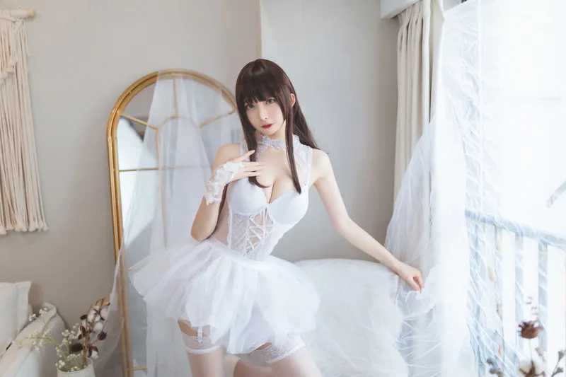 封疆疆v – 白色纱裙 [40P] - 机器猫次元