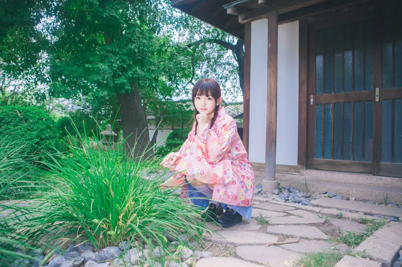 可爱妹妹樱群 和服 [17P]