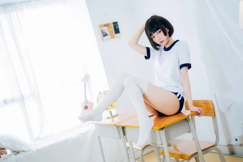 果咩酱w - 体操服 [19P]