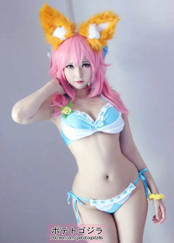 Potato Godzilla – Tamamo Bikini [20P] - 机器猫次元