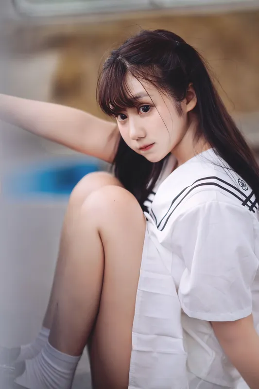 镜酱 – 静夏之JK少女 [33P] - 机器猫次元