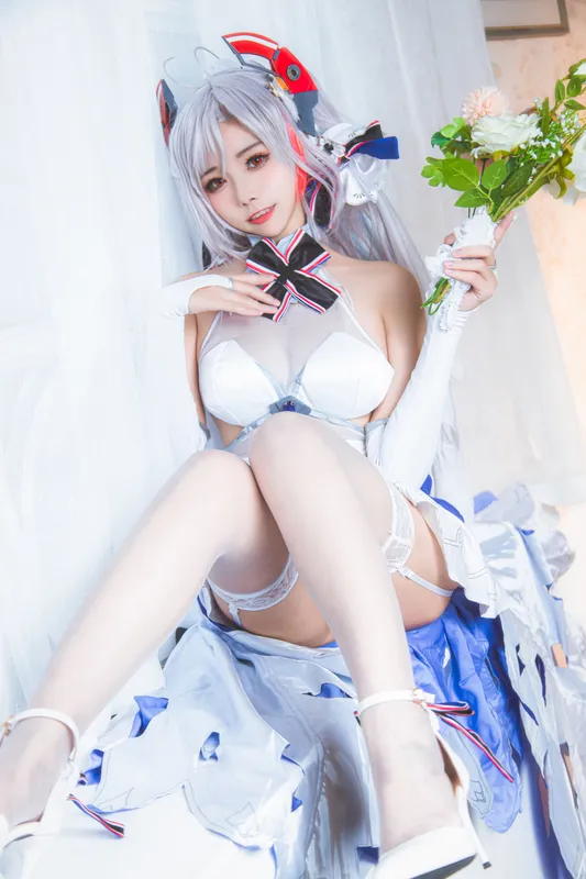 Momoko葵葵 - 欧根之花嫁 [20P]