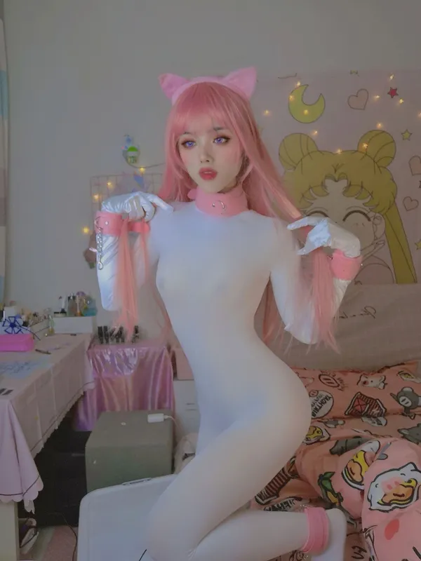 钛合金TiTi – 连体白丝 [15P] - 机器猫次元