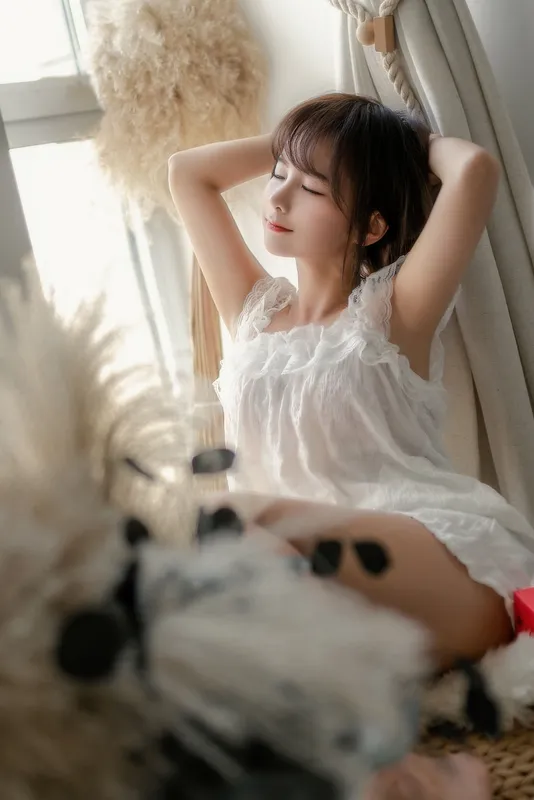 蠢沫沫 – 大象 白睡衣 [29P] - 机器猫次元