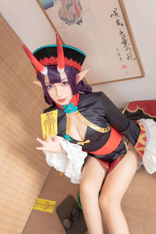 萝莉神楽板真冬之果実の酒気-酒吞cos [150P] - 机器猫次元