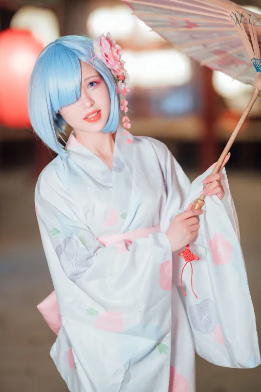 晕崽Zz – 和服雷姆 [46P] - 机器猫次元