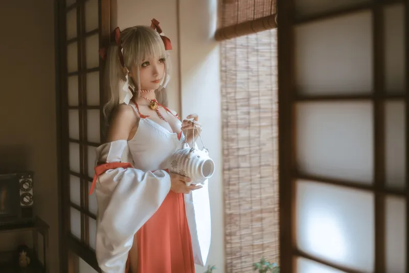 蠢沫沫 – 可畏巫女 [55P] - 机器猫次元