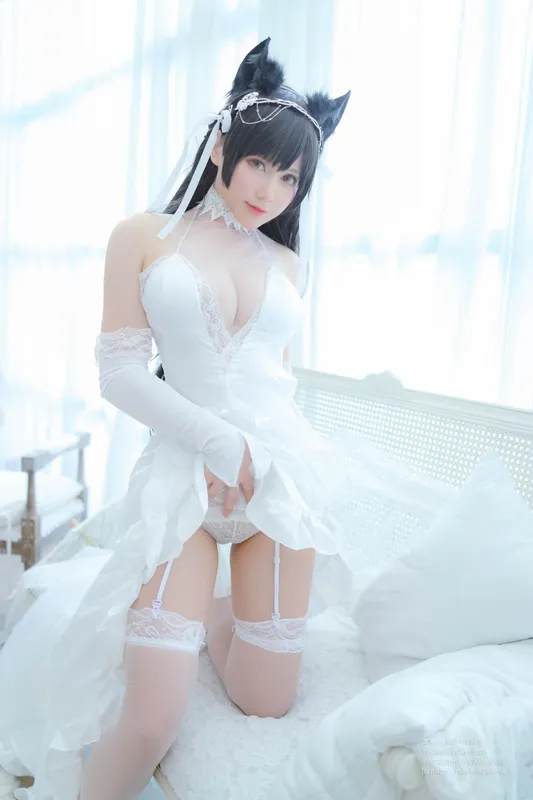 Nyako喵子 – 爱宕婚纱 [62P] - 机器猫次元