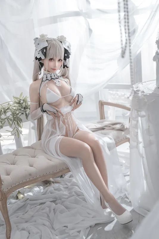 蠢沫沫 – 可畏婚纱 [57P] - 机器猫次元