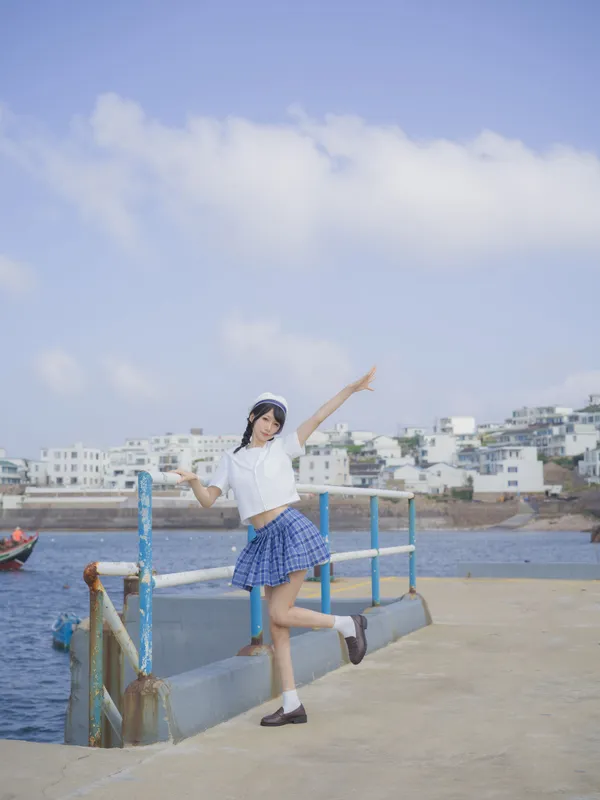 NAGISA魔物喵 – 海风与少女 [14P] - 机器猫次元