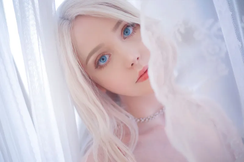 SayaTheFox – 粉色套裝 [15P] - 机器猫次元