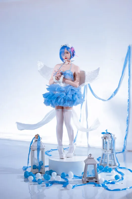 二佐Nisa – 蕾姆天使 [15P] - 机器猫次元
