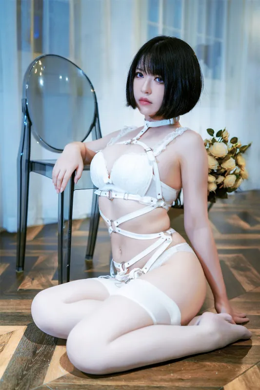 半半子 – 纯白 [45P] - 机器猫次元
