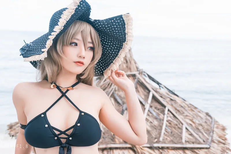 Messie Huang - Jean Bart swimsuit [20P]