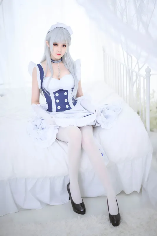 Akisoso秋楚楚 贝尔法斯特女仆 [9P] - 机器猫次元