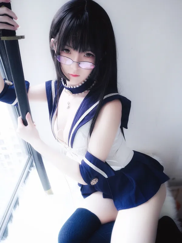 一小央泽 - 武士刀与水手服 [20P]