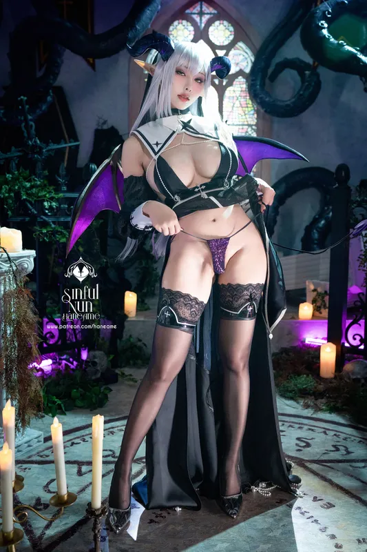 雨波_HaneAme – 罪恶修女 Devil [32P] - 机器猫次元