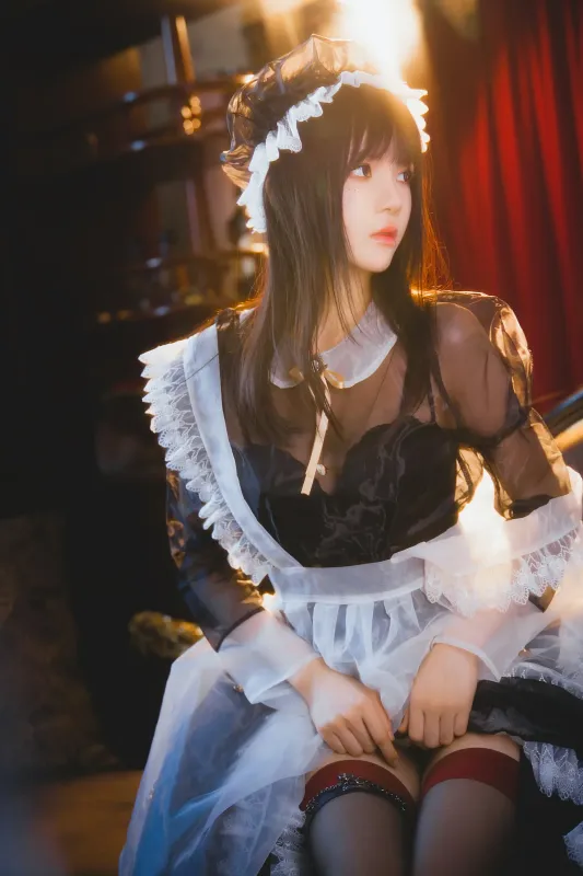 桜桃喵 – 透明女仆 [46P] - 机器猫次元