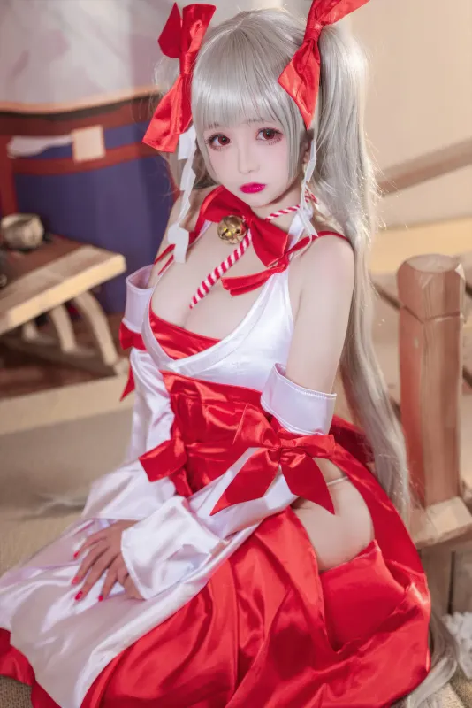 日奈娇 – 碧蓝航线 可畏巫女 [41P] - 机器猫次元