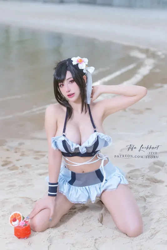 Byoru – Tifa FF7r bikini [60P] - 机器猫次元