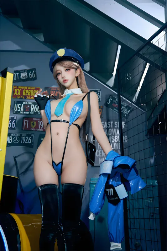 过期米线线喵 - 女保安 [59P]