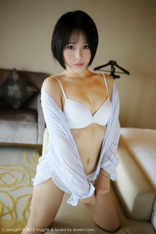 Evelyn艾莉《衬衫+校服诱惑》 美媛馆 Vol.153 - 机器猫次元