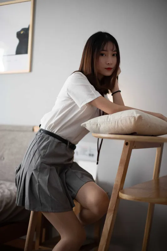物恋传媒 No.088 猫耳-jk制服与船袜帆布鞋 [212P+1V2.40GB] - 机器猫次元